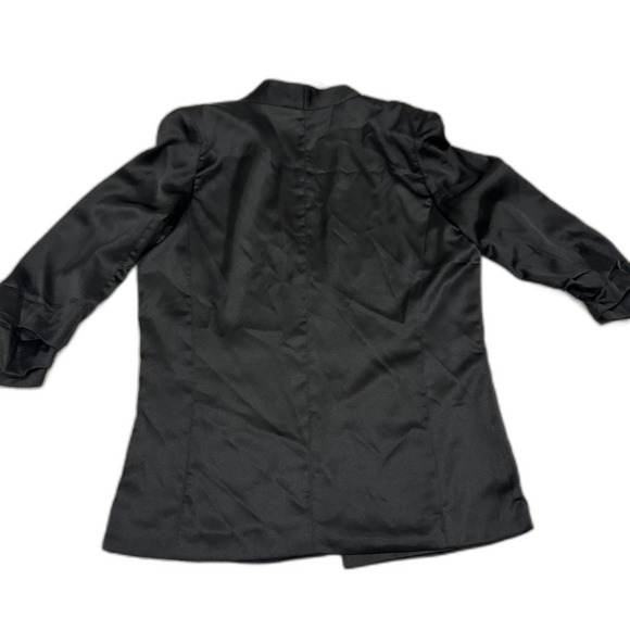 NWT - Bishop + Young Icon Blazer in Black Satin - Women's Large - Picture 8 of 9